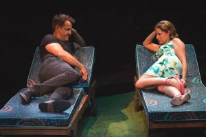 Josh Stamberg appears as Gerald and Jenna Fischer as Corky-Photo by Jim Cox