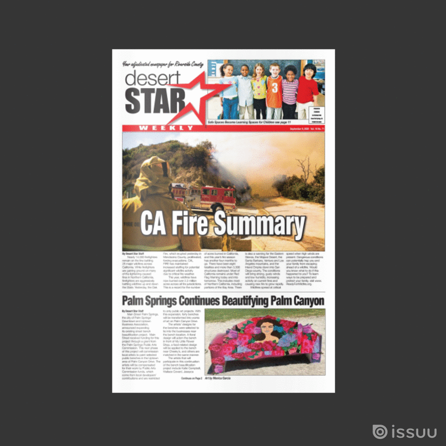 spreads Desert Star Weekly