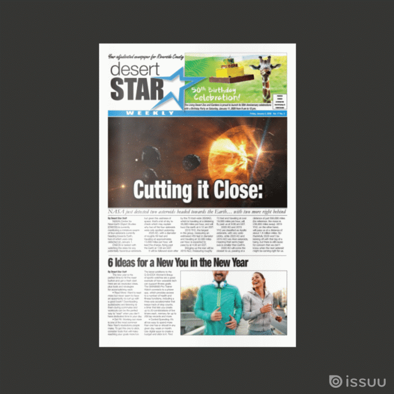 Desert Star Weekly Jan. 3, 2020 issue!