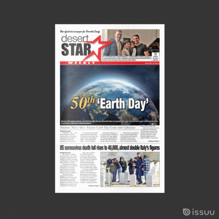 Desert Star Weekly April 22, 2020, Earth Day issue!