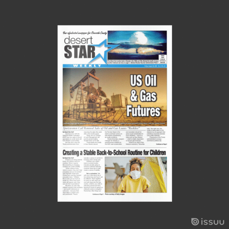 Desert Star Weekly Aug. 28, 2020 issue!