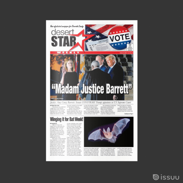 Desert Star Weekly Oct. 28, 2020 issue!