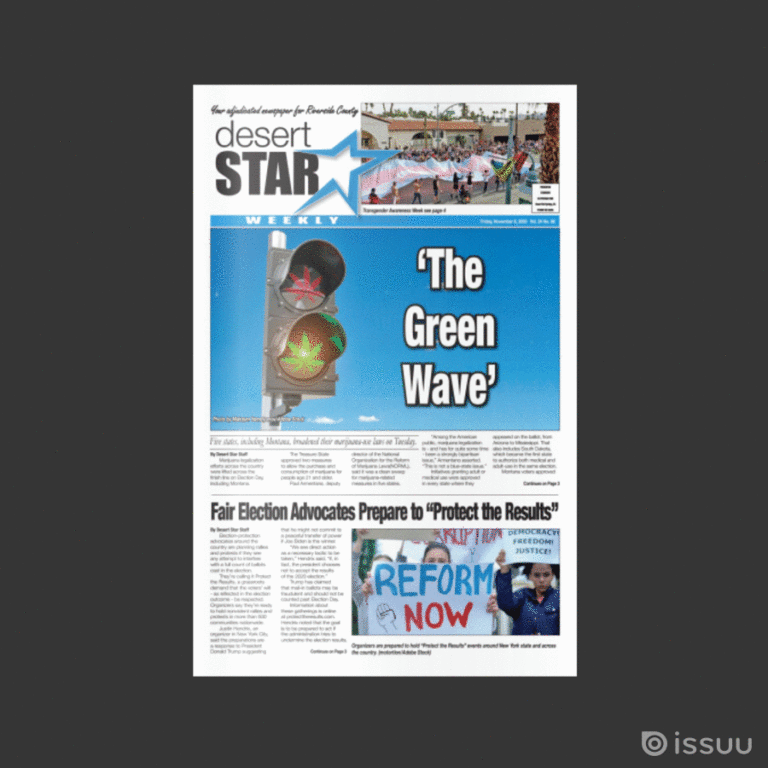 Desert Star Weekly  Nov. 6, 2020 issue!