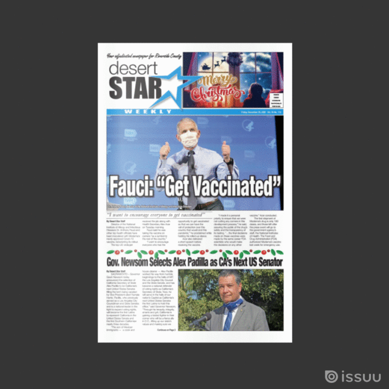 Desert Star Weekly Dec. 25, 2020, “Christmas Issue!”
